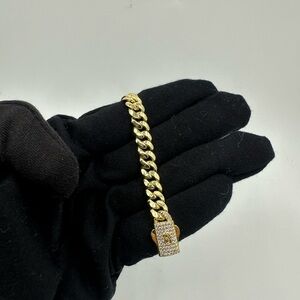 Monaco 14kt Gold Bracelet (8”)